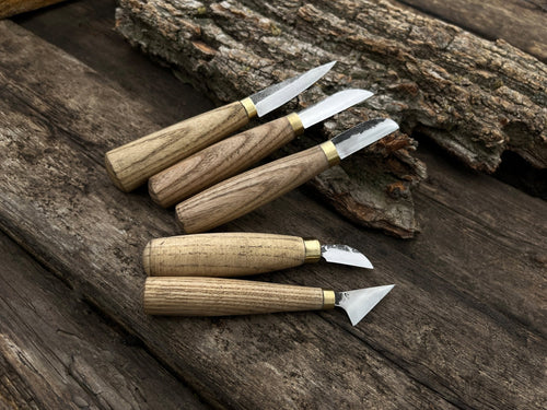 5-Piece Wood Carving Knife Set | Tool Sets | Wiccan Center