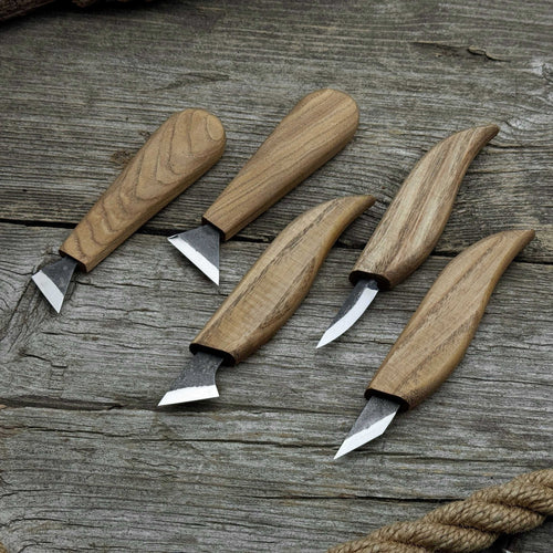 5-Piece Whittling Carving Knife Set | Tool Sets | Wiccan Center