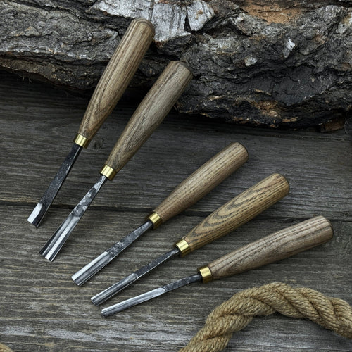 5-Piece Wood Carving Chisel & Gouge Set | Tool Sets | Wiccan Center