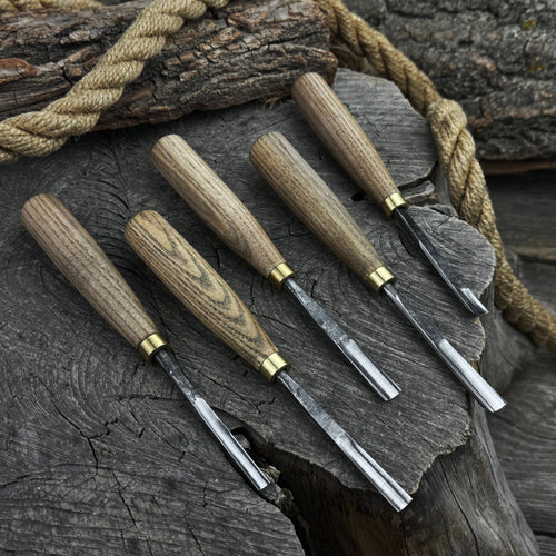 5-Piece Wood Carving Chisel & Gouge Set | Tool Sets | Wiccan Center