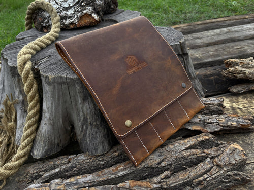 5 Pocket Leather Tool Case | Tool Cases | Wiccan Center