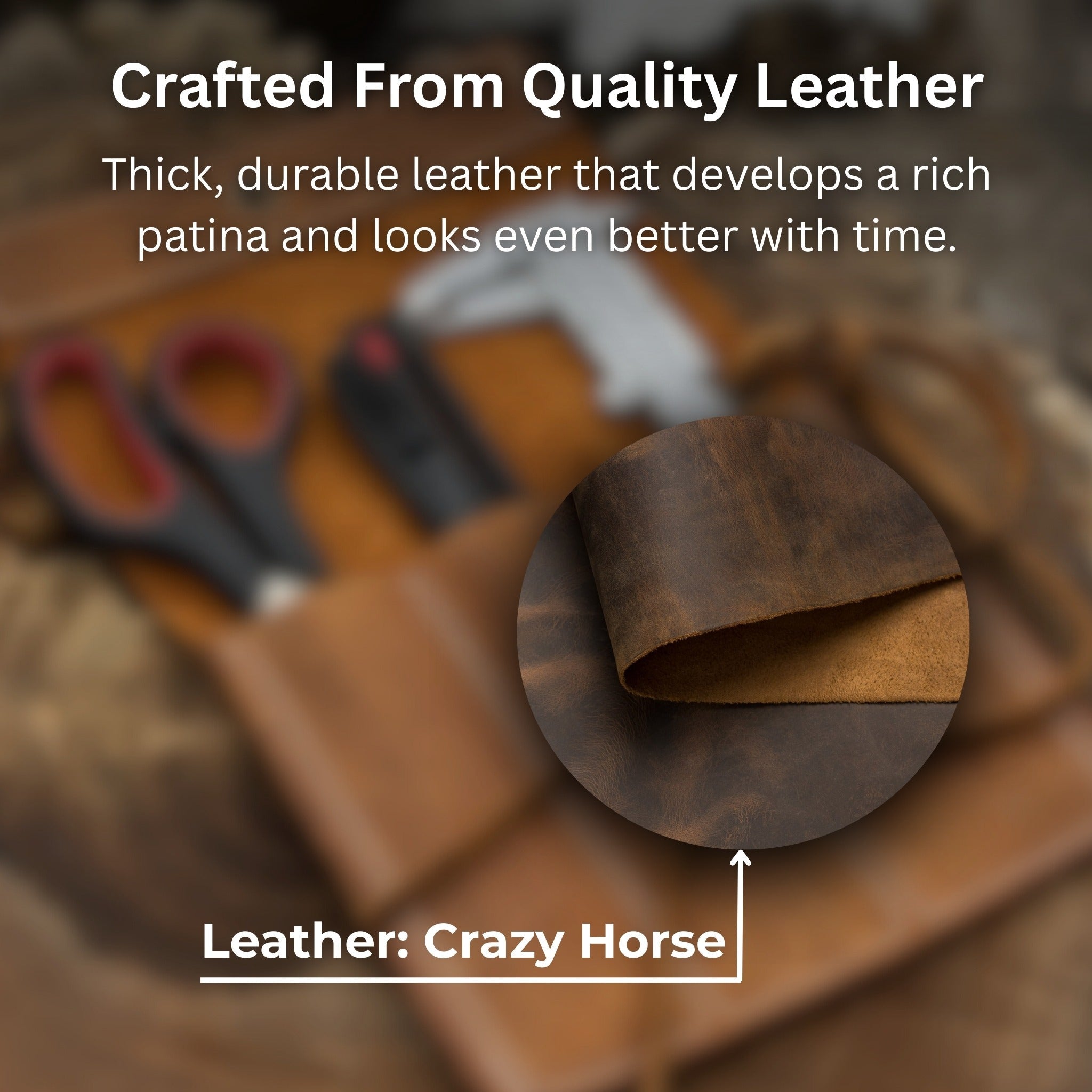 5-Pocket Leather Tool Case