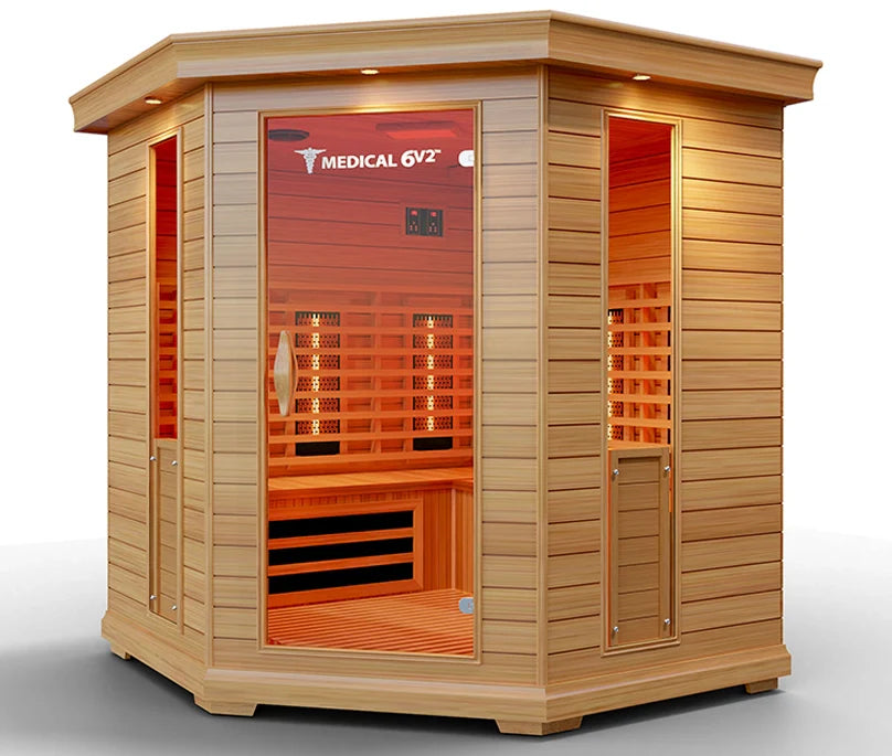 6 Person Indoor Infrared Full Spectrum Sauna | Medical 6 Plus™ | Saunas | Wiccan Center