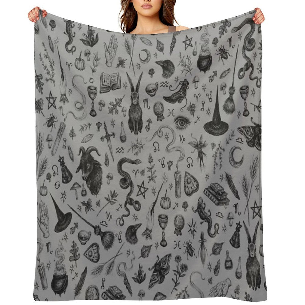 Salem Witch Durable Throw Blanket
