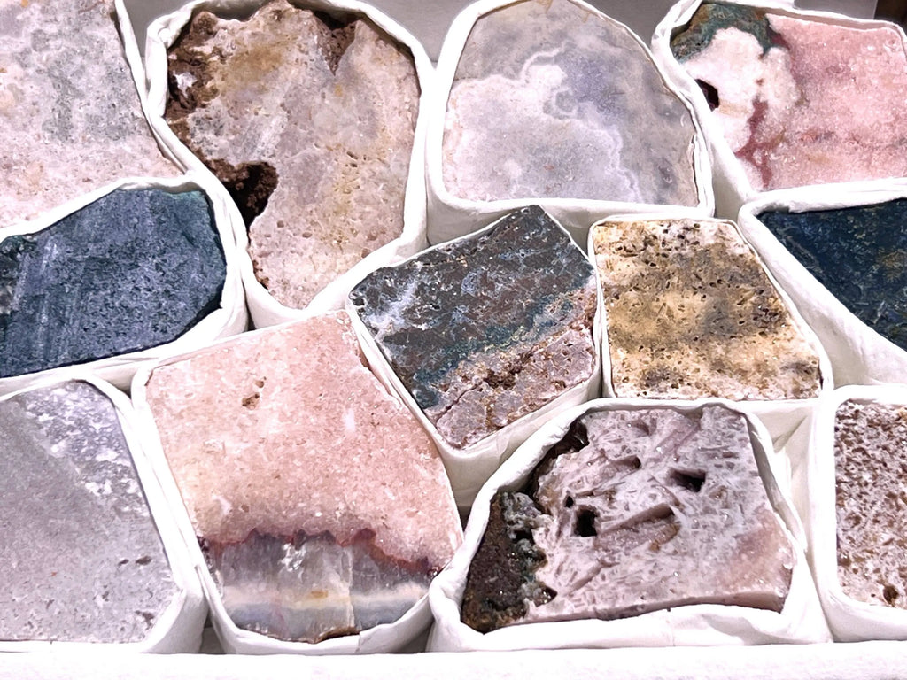 Pink Amethyst Rough Crystals (Avg 2 LBs) Small Box Flat Bulk Wholesale Lot Raw Stones | Home & Living > Home Decor > Home Accents > Rocks & Geodes | Wiccan Center