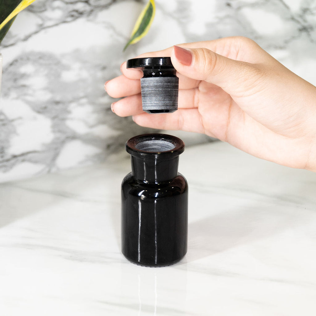 50 ml Glass-on-Glass Apothecary Jar | Glass Jars | Wiccan Center