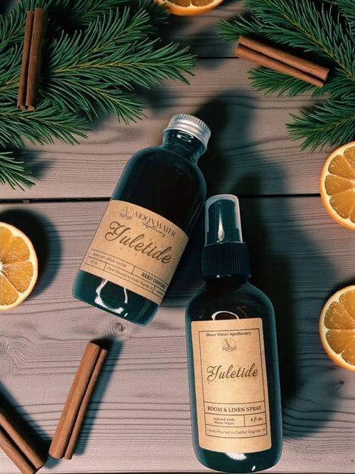 *YULETIDE* - REED DIFFUSER & ROOM SPRAY -- by Moon Water Apothecary | | Wiccan Center