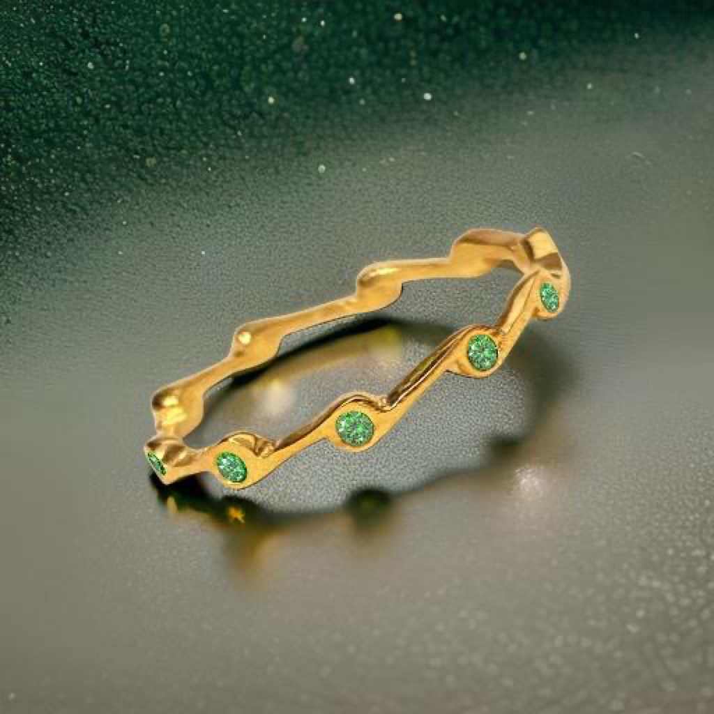 Peridot Birthstone Stacker Ring | Rings | Wiccan Center
