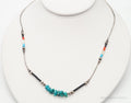 Vintage Native American Multi Gemstone Bead Silver Necklace | Jewelry > Necklaces | Wiccan Center