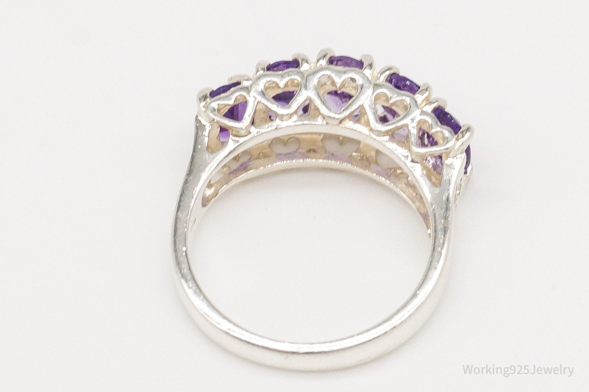 Vintage CNA Amethyst Sterling Silver Ring - Size 4.75 | Jewelry > Rings | Wiccan Center