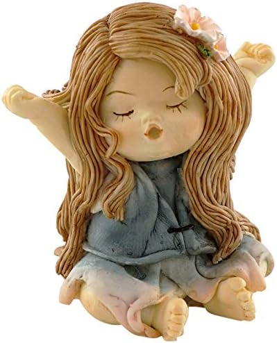 Top Collection Miniature Fairy Garden and Terrarium Statue, Little Fairy Yawning | Figurines | Wiccan Center