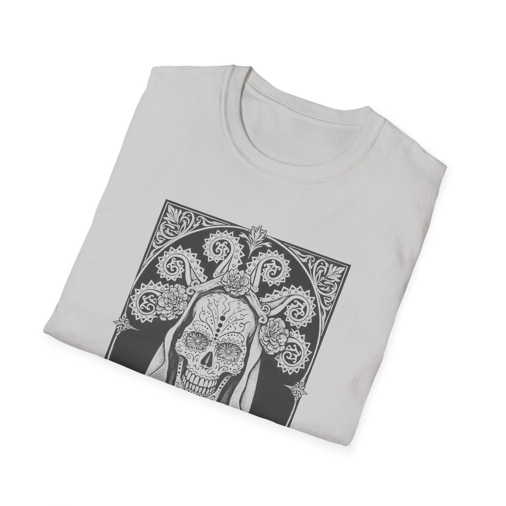 Dia de los Muertos Unisex T-Shirt, Gothic Sugar Skull Tee | Dellamorte Alternative Shirt, Halloween Gift, Day of the Dead Tee, Graphic