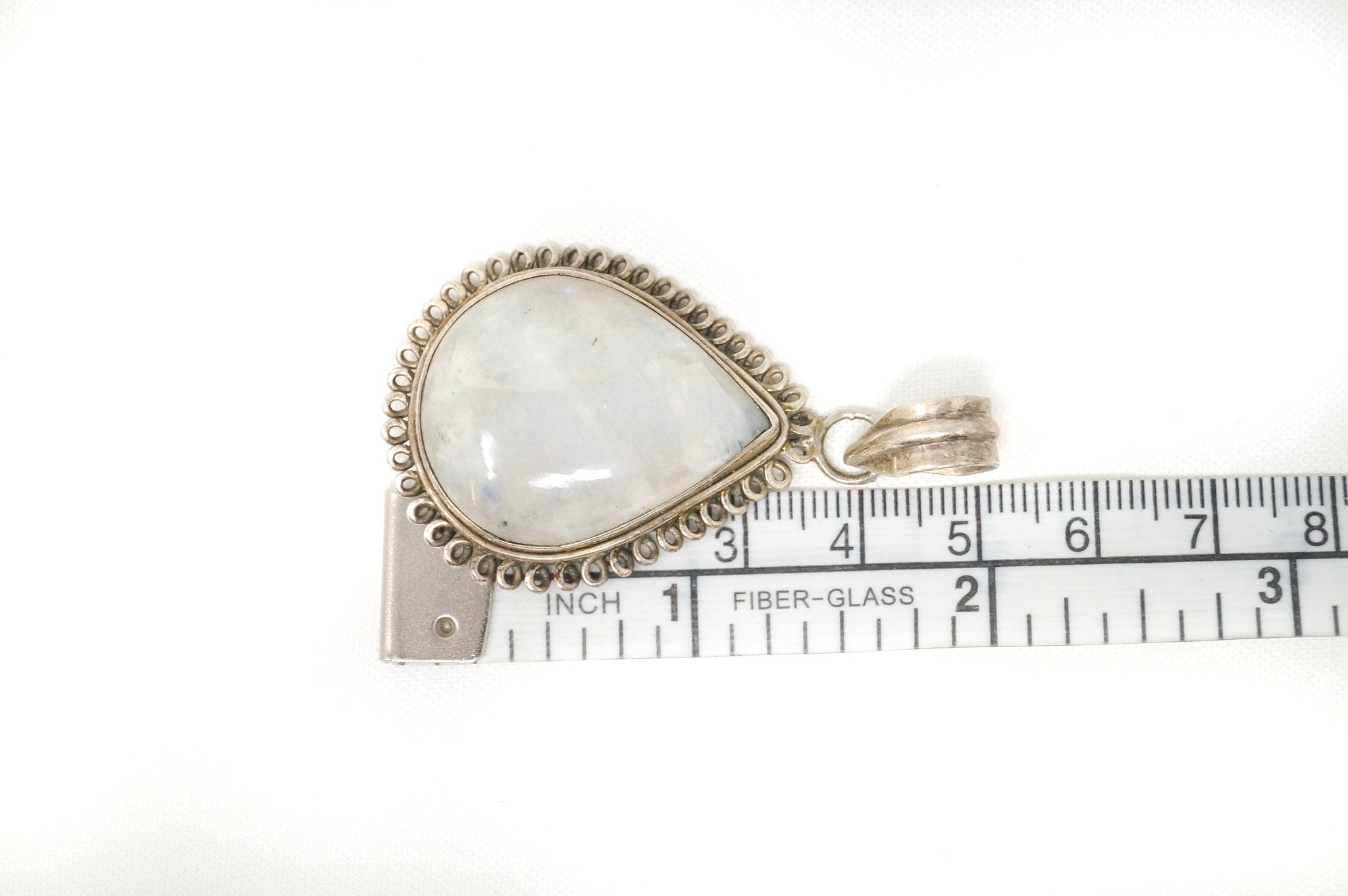 Vintage Moonstone Sterling Silver Southwestern Necklace Pendant | Jewelry > Necklaces > Pendants | Wiccan Center