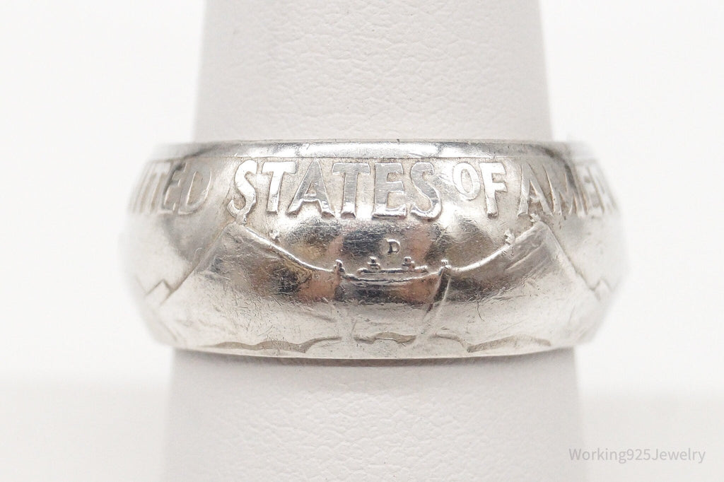 Vintage 1960 Half Dollar Silver Ring - Size 7 | Jewelry > Rings | Wiccan Center