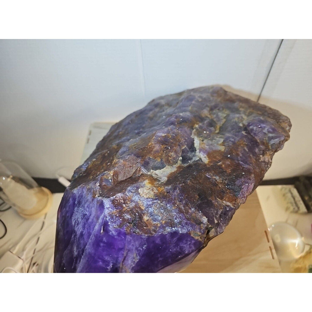 Large Natural Amethyst Geode Cluster — 36.3 lbs, Brazil | CrystalCloud Company | Geodes & Clusters | Wiccan Center