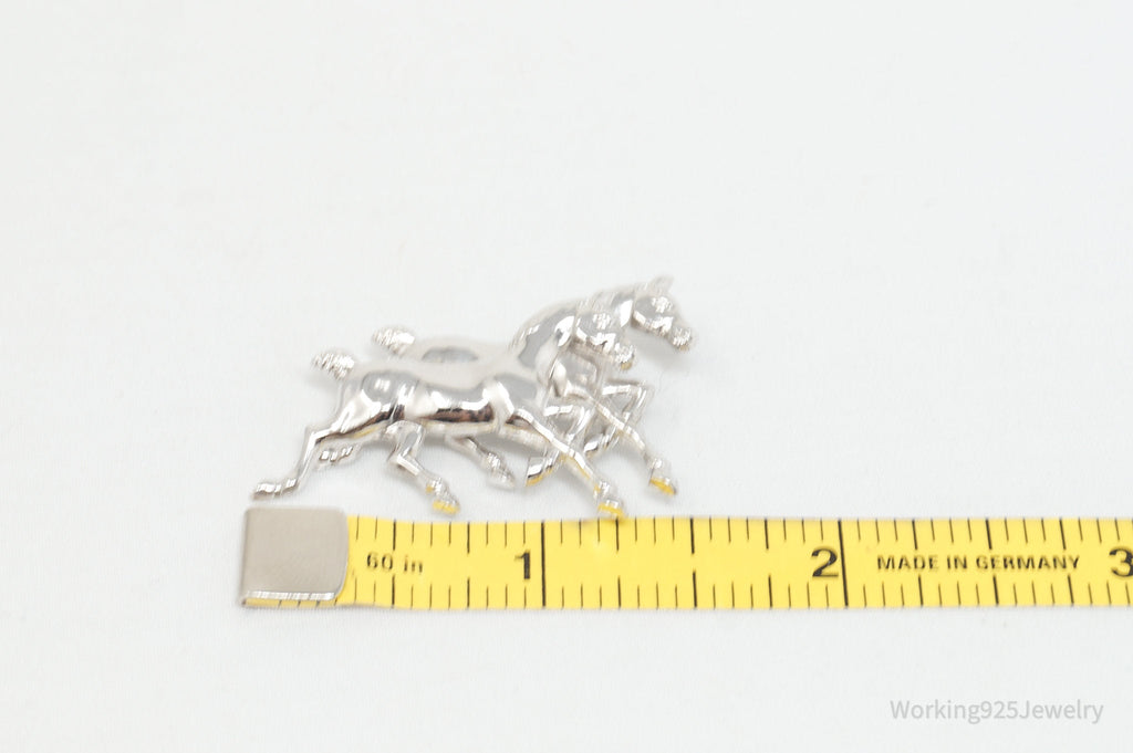 Vintage Designer Carl Art Horse Lover Sterling Silver Brooch Pin | Jewelry > Necklaces > Pendants | Wiccan Center