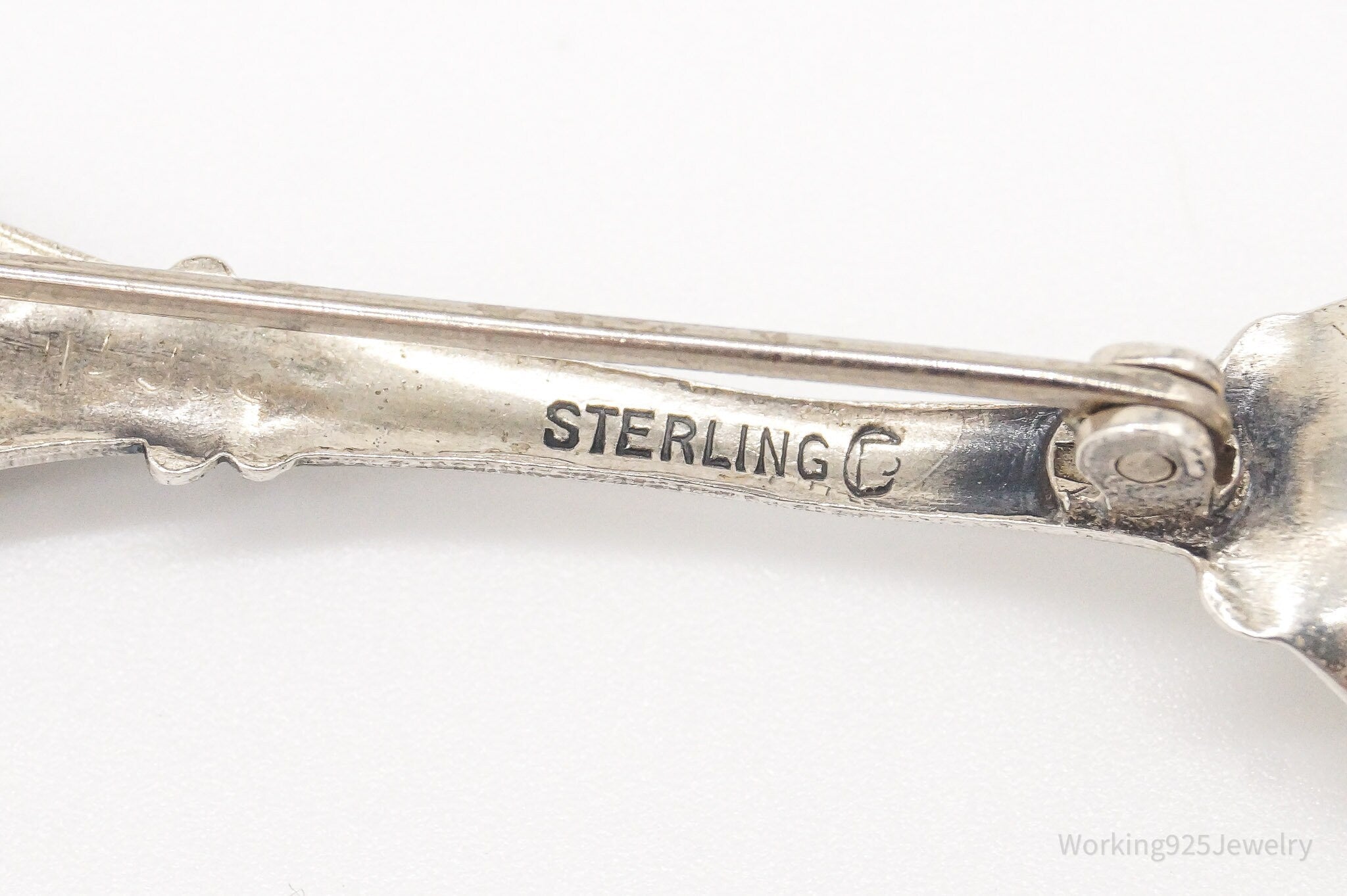 Antique Butterfly Sterling Silver Spoon Brooch Pin | Jewelry > Brooches, Pins & Clips | Wiccan Center