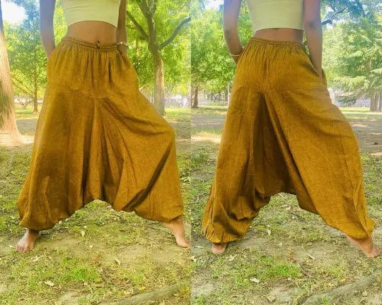 Handmade Cotton Unisex Harem Yoga Pants | Apparel | Wiccan Center