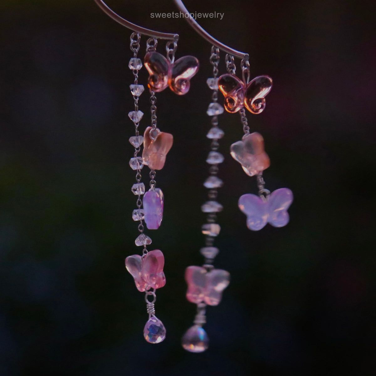 No Piercing Butterfly Ear Earrings