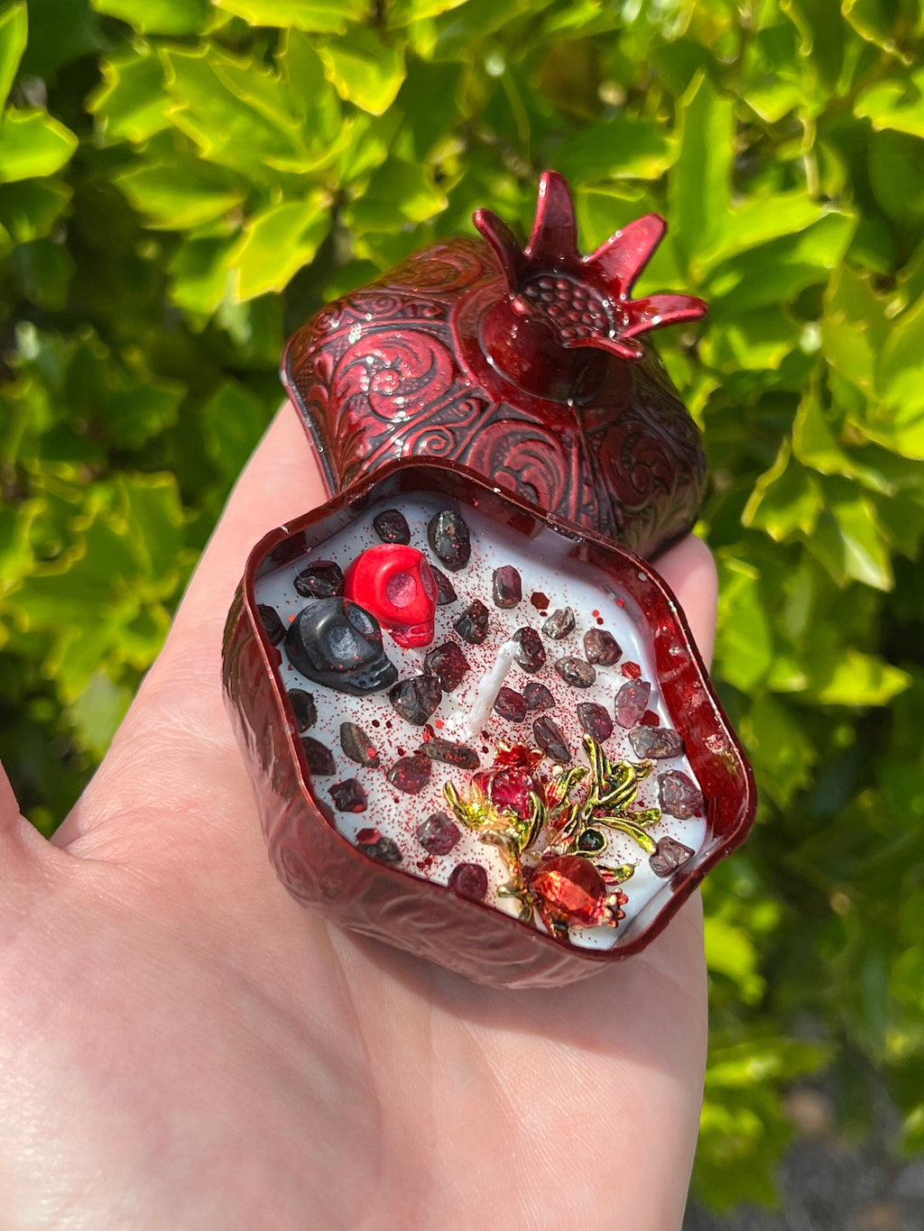 SPECIAL EDITION Persephone Offering Ritual Candle | Queen of Underworld Witchcraft Altar Spell Magic Deity Scented Intention Devotional Gift | | Wiccan Center