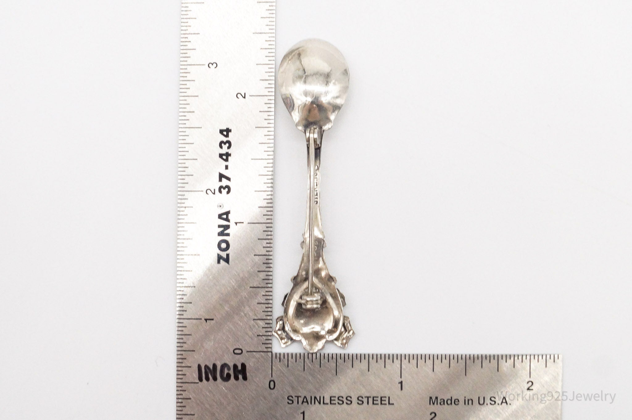 Antique Butterfly Sterling Silver Spoon Brooch Pin | Jewelry > Brooches, Pins & Clips | Wiccan Center