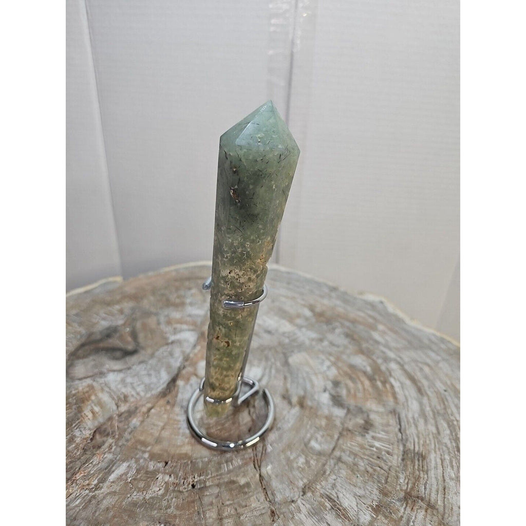 Grape Agate Scepter Crystal with Stand — 294g Collector Display Piece | CrystalCloud Company | Crystal Points & Towers | Wiccan Center