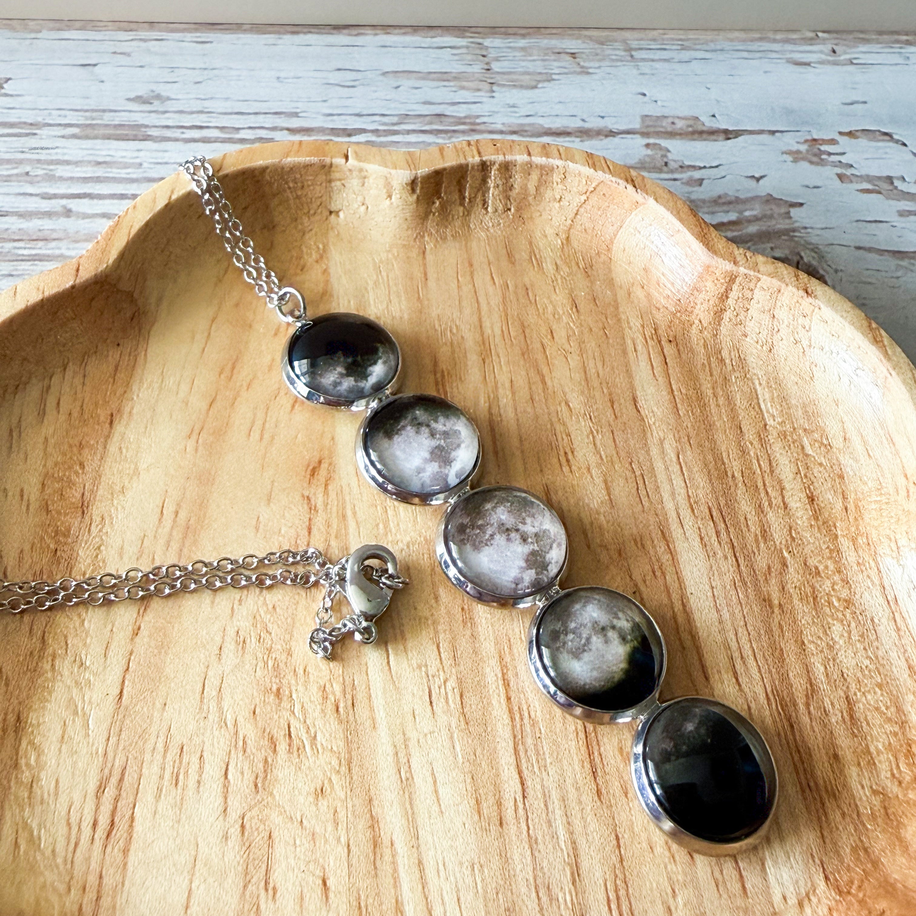 Moon Phase Pendant Necklace | Necklace | Wiccan Center