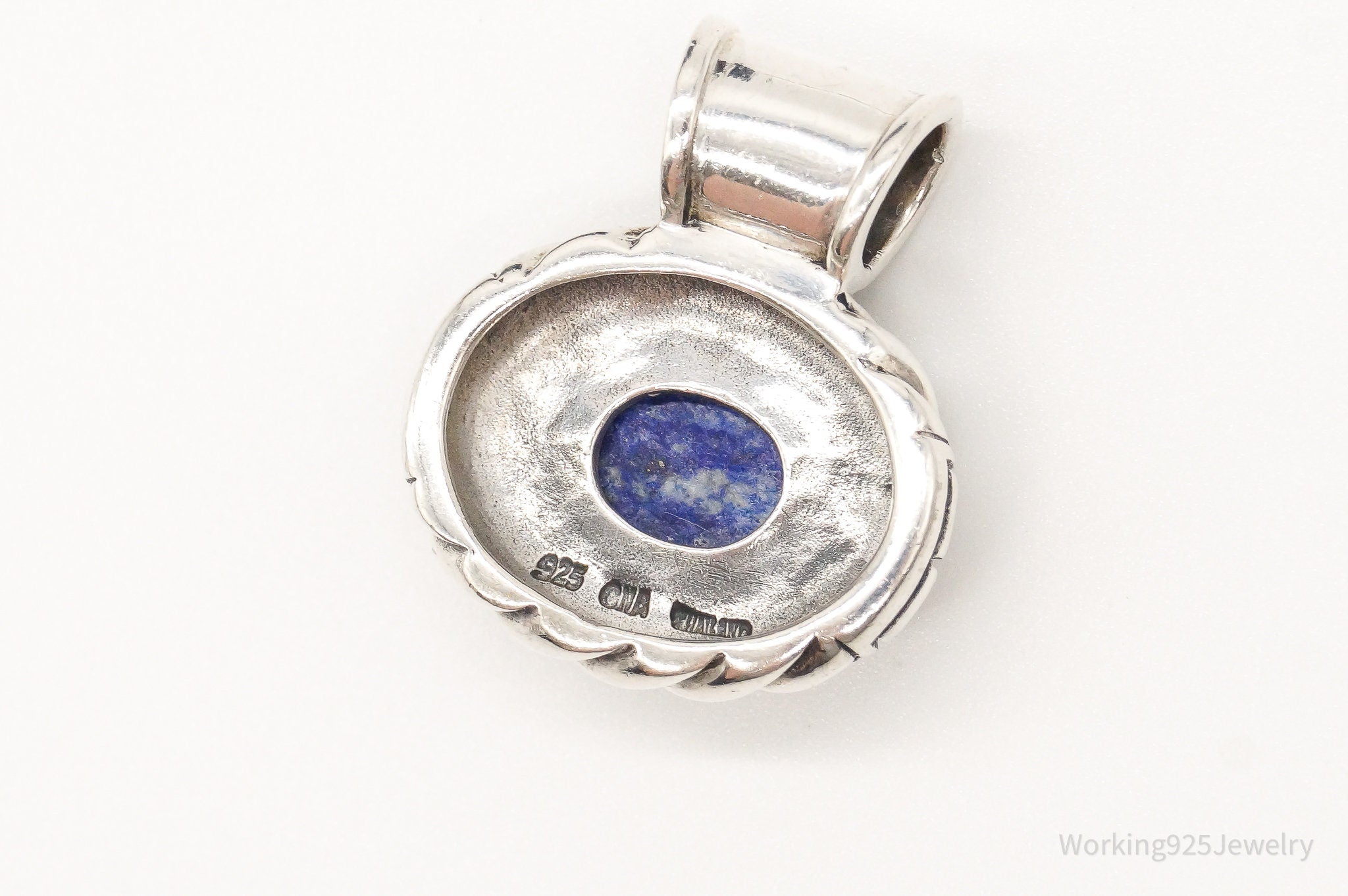 Designer CNA Blue Lapis Lazuli Sterling Silver Pendant | Jewelry > Necklaces > Pendants | Wiccan Center