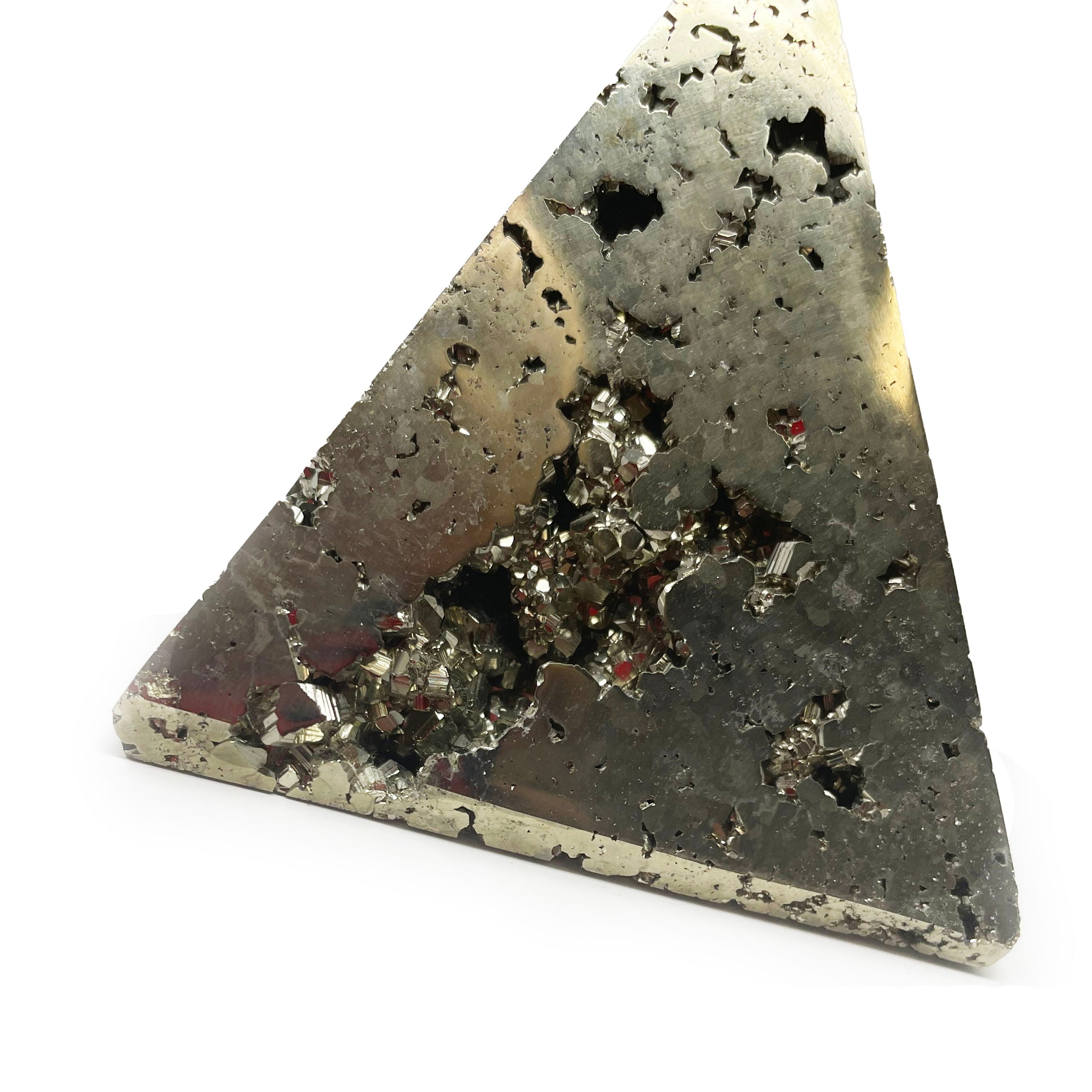 Peruvian Pyrite Pyramid | Crystals & Minerals > Figurines | Wiccan Center
