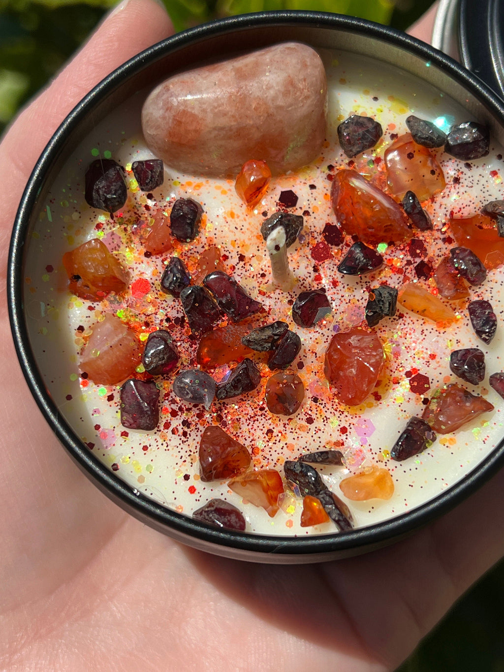 Beltane May Day Fire Festival Candle | Herbal Intention Pagan Sabbat Ritual Altar Tool Crystal Stone Scented Soy Gift Celtic Irish Beltaine | | Wiccan Center