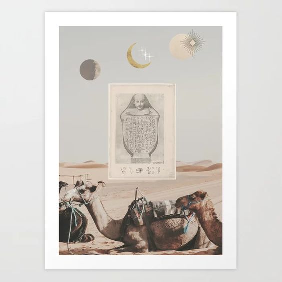 The Egyptian Scroll Art Print