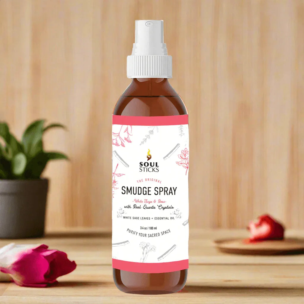 White Sage & Rose Smudge Spray