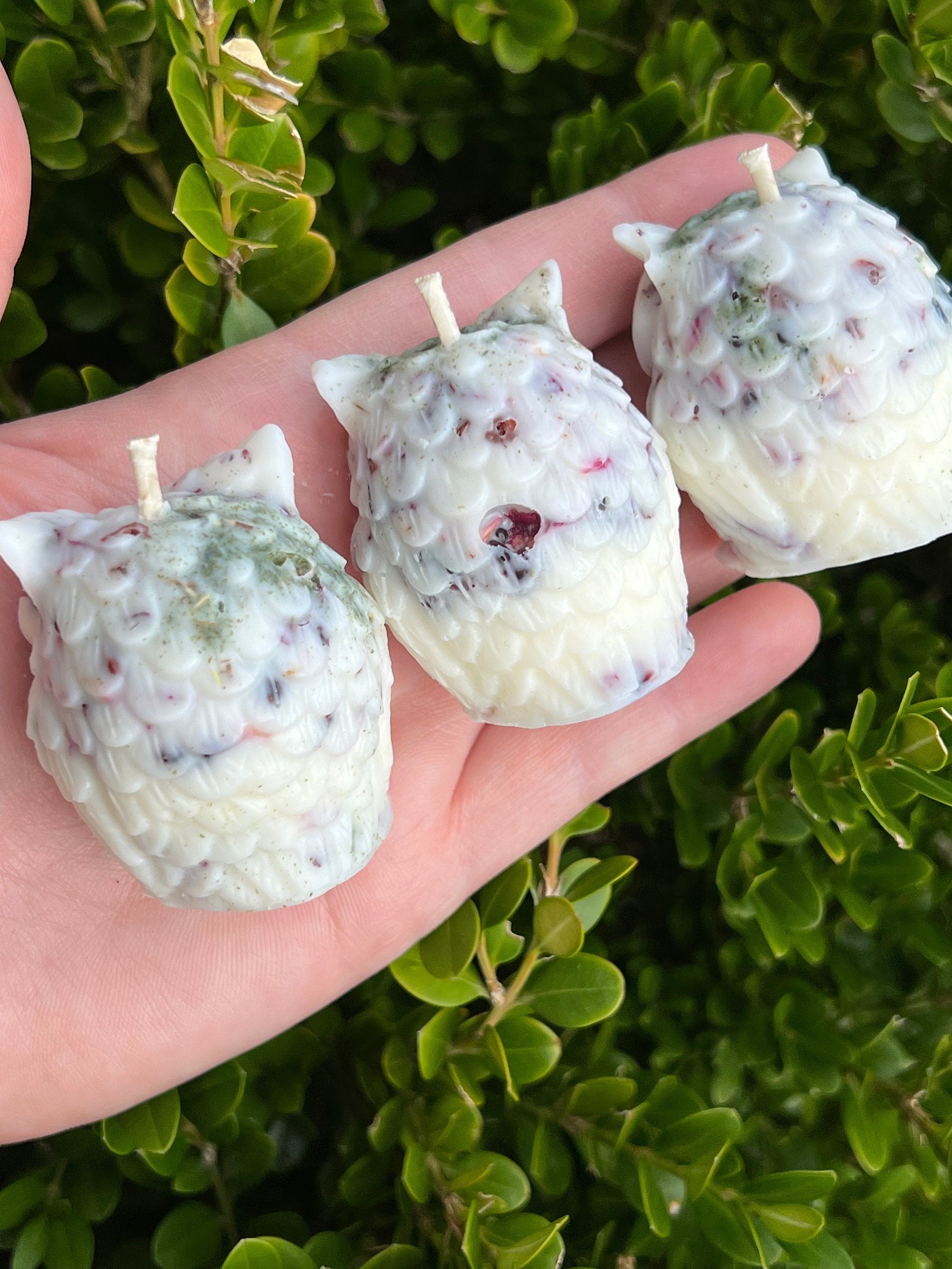 SPECIAL EDITION Lilith Offering Ritual Owl Crystal Candles | Dark Moon Goddess Lilit Temptress Witchcraft Altar Spell Magic Deity Intention | | Wiccan Center