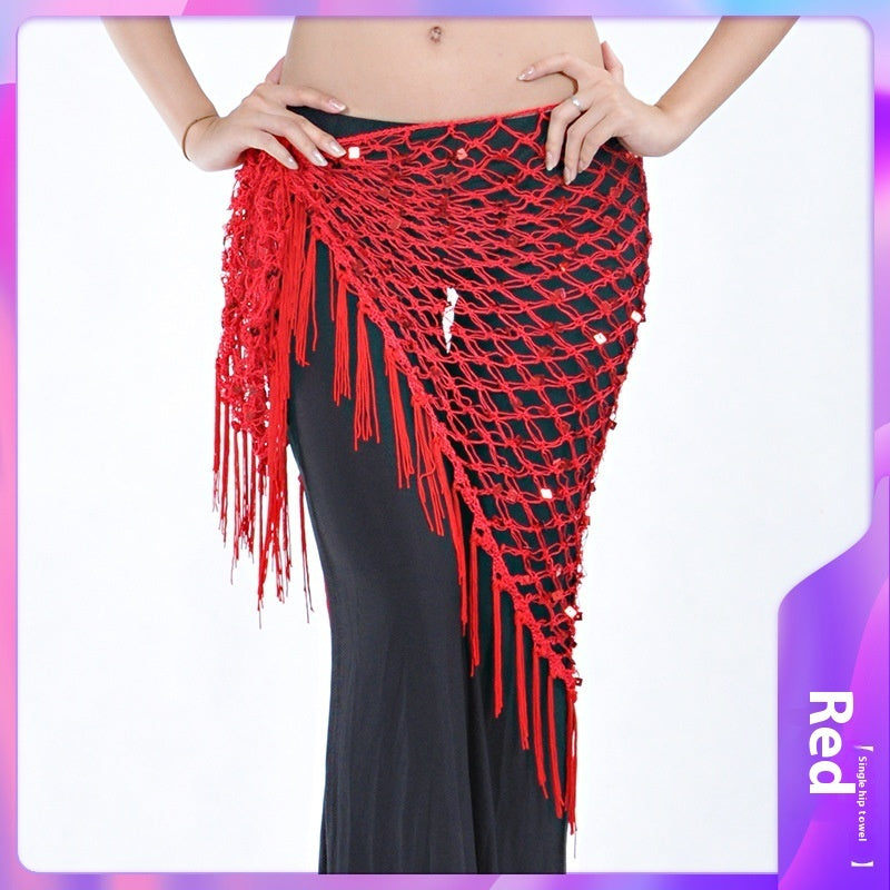 Mermaid Sequined Triangle Hip Scarf Clothing | 0 | Wiccan Center