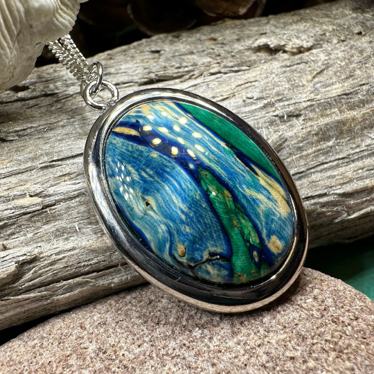 Heathergems Scottish Highlands Necklace - Handmade in Scotland | Pendant | Wiccan Center