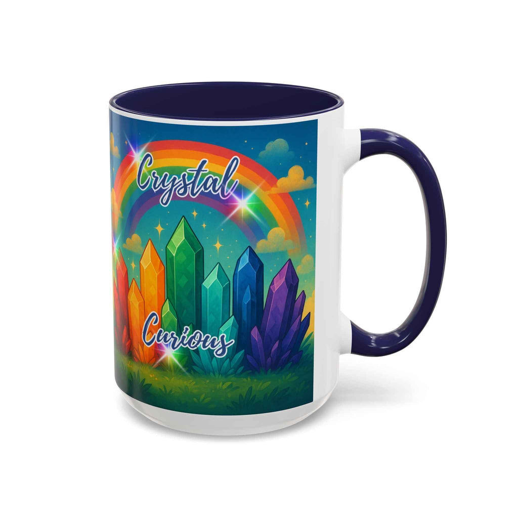 Coffee Mug - Rainbow Crystal Curious | Mug | Wiccan Center