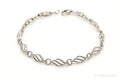 Designer JWBR Single Diamond Linked Sterling Silver Bracelet | Jewelry > Bracelets | Wiccan Center
