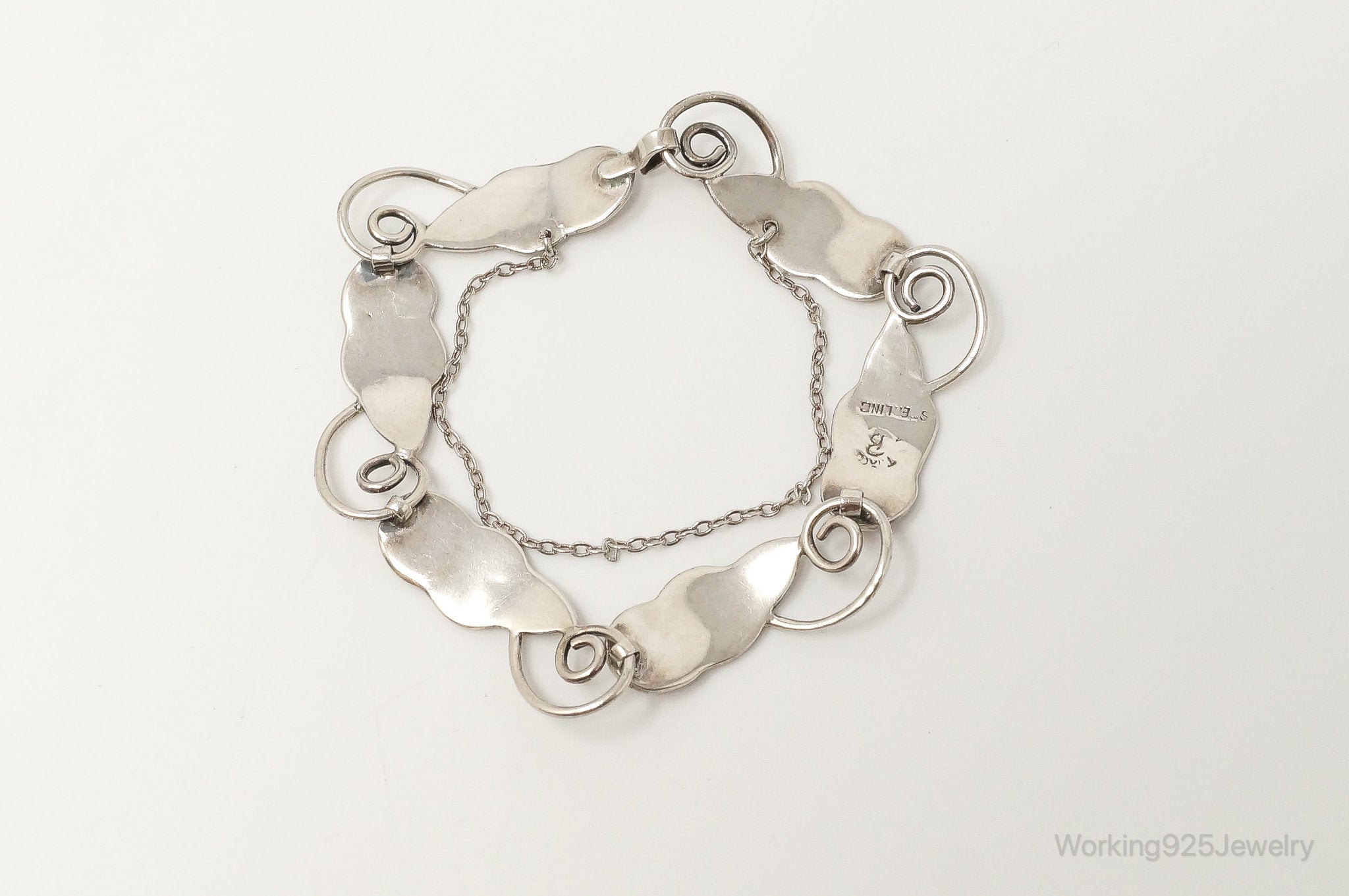 RARE Vintage Taxco Designer Bernice Goodspeed Sterling Silver Bracelet | Jewelry > Bracelets | Wiccan Center
