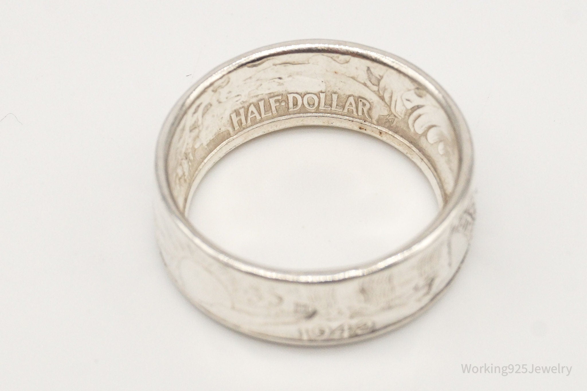 Vintage 1942 Half Dollar Silver Ring - Size 9 | Jewelry > Rings | Wiccan Center