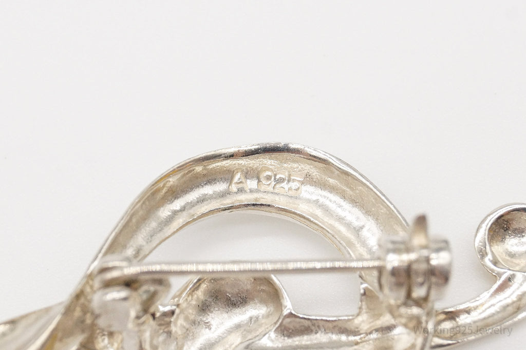 Vintage Treble Clef Music Note Sterling Silver Brooch Pin | Jewelry > Brooches, Pins & Clips | Wiccan Center