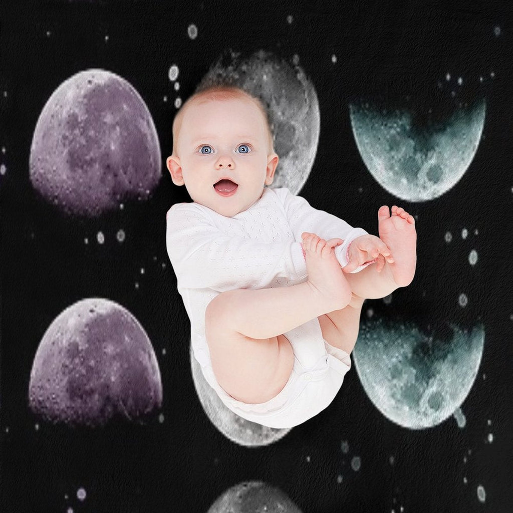Moon Phase Premium Throw Blanket