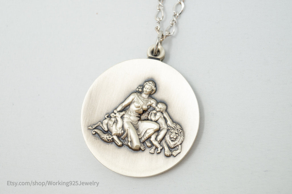 Vtg The Wittnauer Mint Mother O Mine Rudyard Kipling Sterling Silver Necklace | Jewelry > Necklaces | Wiccan Center