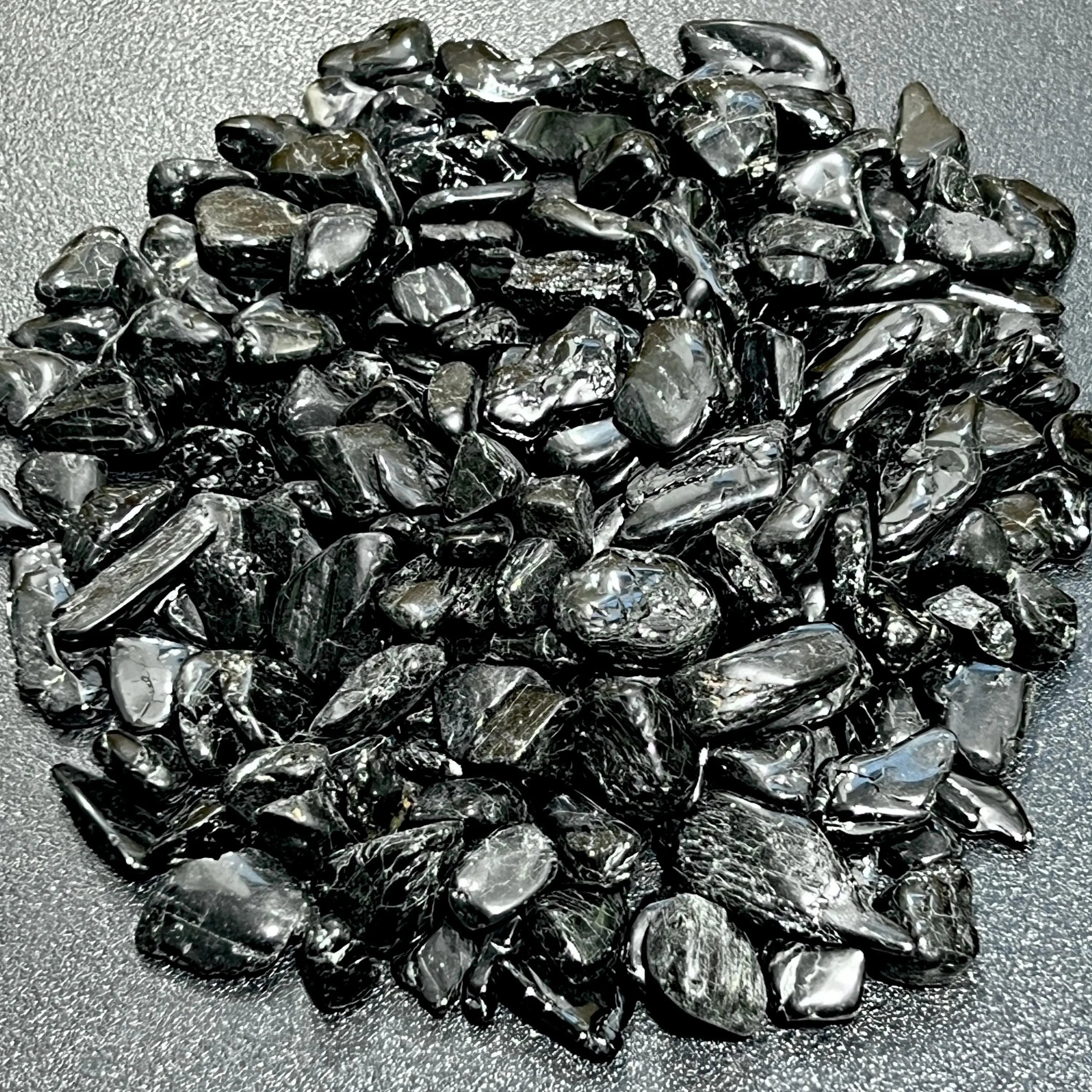 Black Tourmaline Crystals Small Tumbled Stones (By The Ounce Or Pound) Wholesale | Home & Living > Home Decor > Home Accents > Rocks & Geodes | Wiccan Center