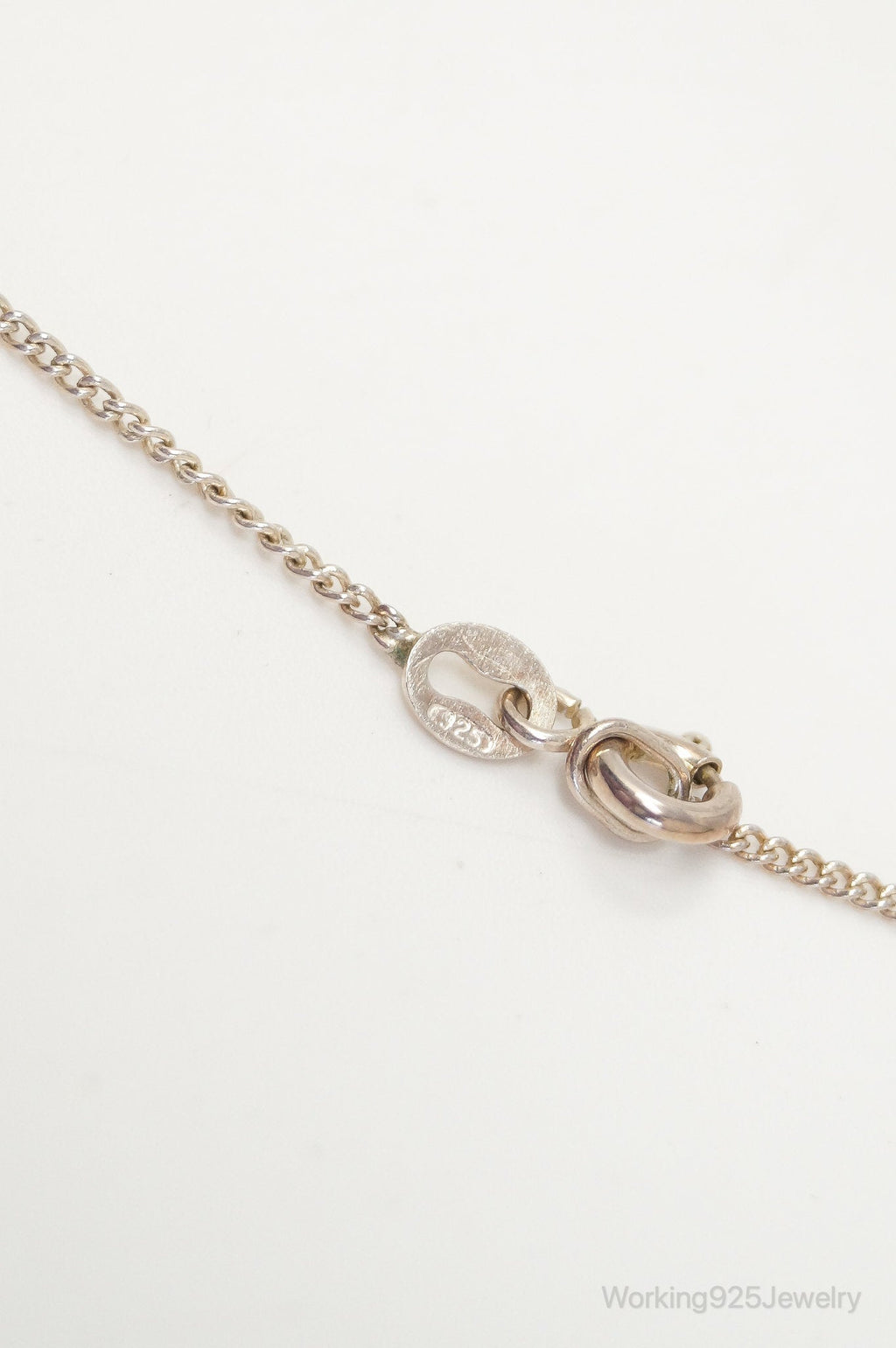 Vintage Puffy Hollow Heart Sterling Silver Necklace | Jewelry > Necklaces > Pendants | Wiccan Center