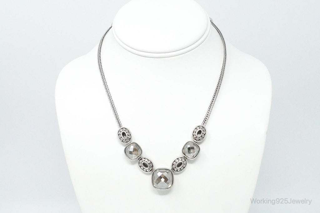 Designer Brighton 'Venus Rising" Crystal Toggle Sterling Silver Necklace | Jewelry > Necklaces > Pendants | Wiccan Center