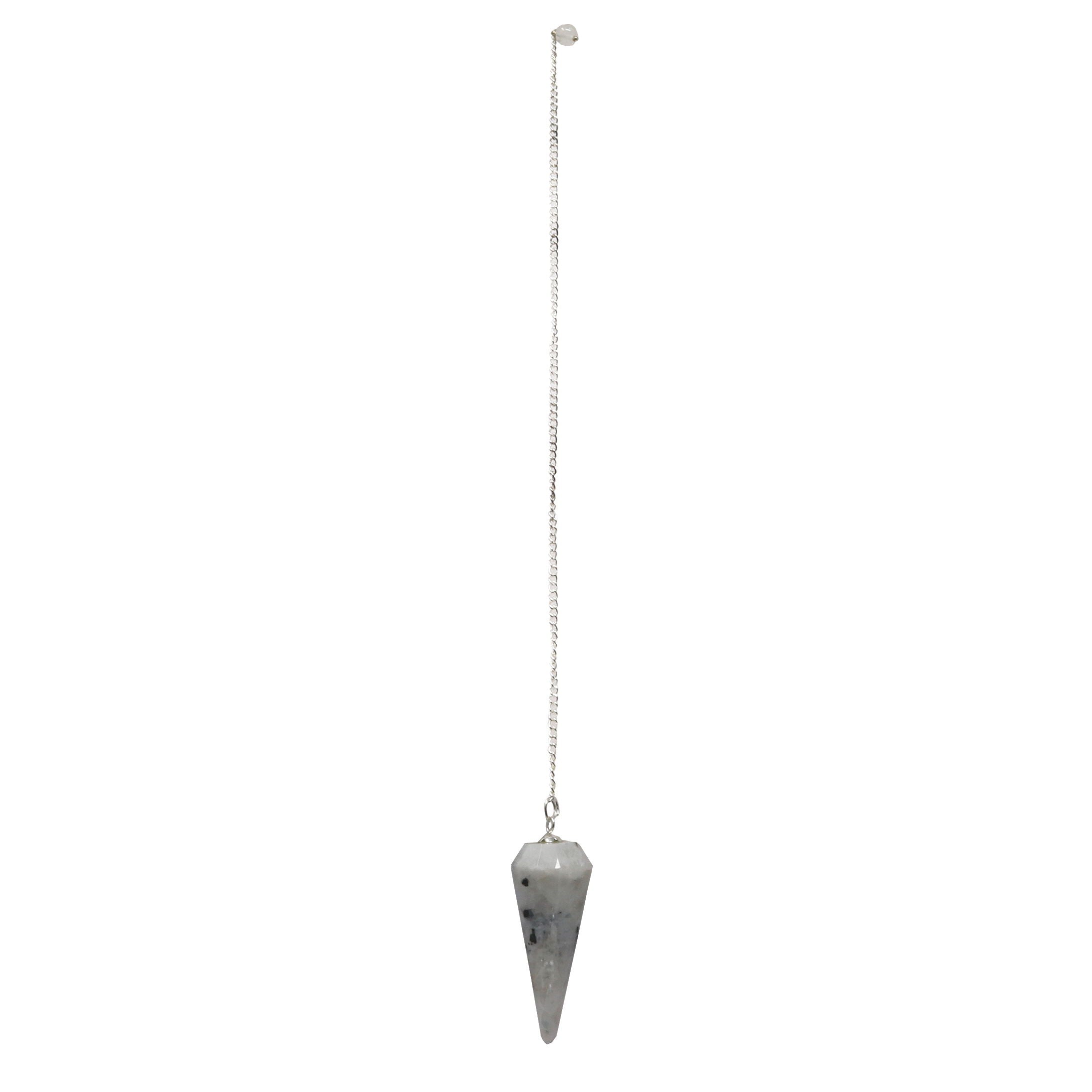 Rainbow Moonstone Pendulum | Crystals & Minerals > Specimens | Wiccan Center