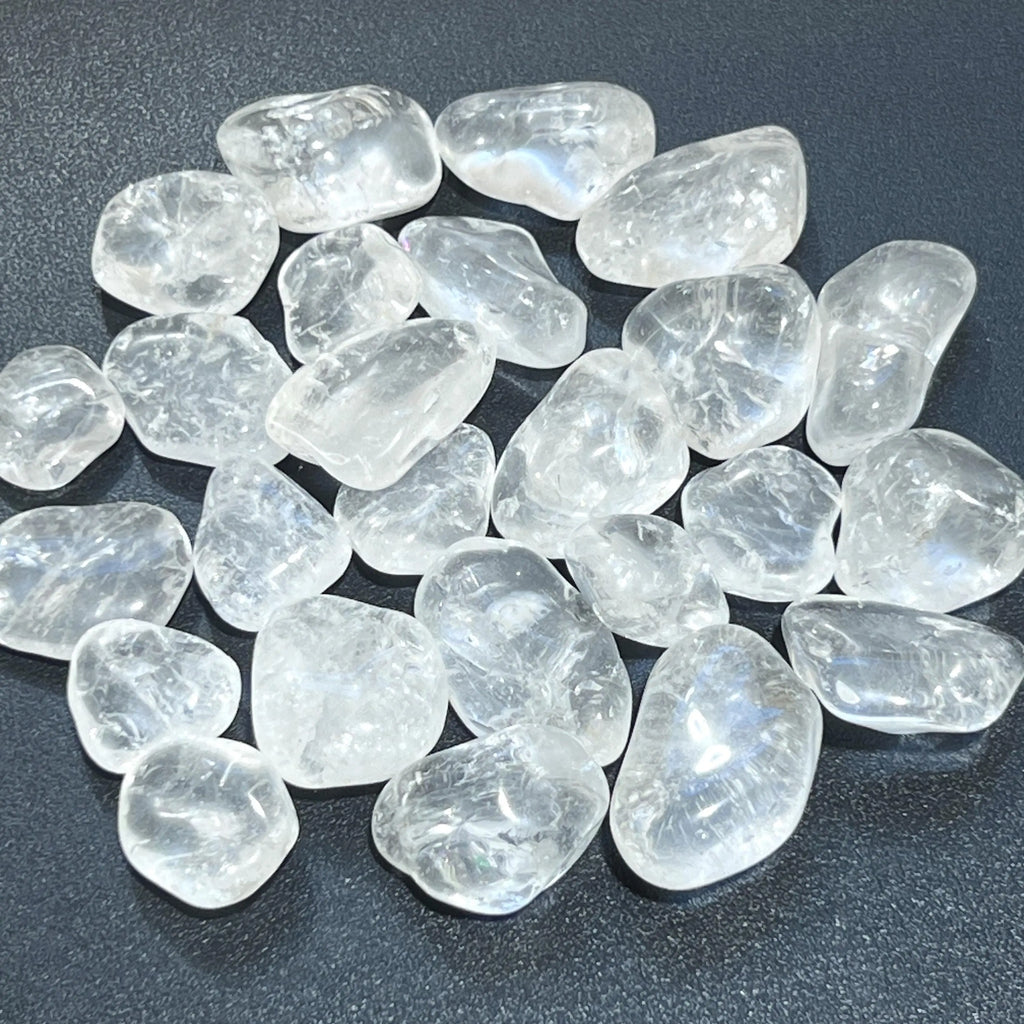 Clear Quartz Crystal Tumbled Stones (By The Piece or Pound) | Home & Living > Home Decor > Home Accents > Rocks & Geodes | Wiccan Center