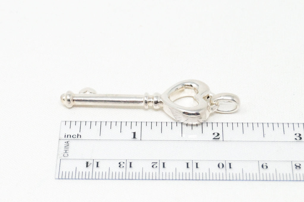 Vintage Designer JCM Key To My Heart Sterling Silver Necklace Pendant | Jewelry > Necklaces > Pendants | Wiccan Center