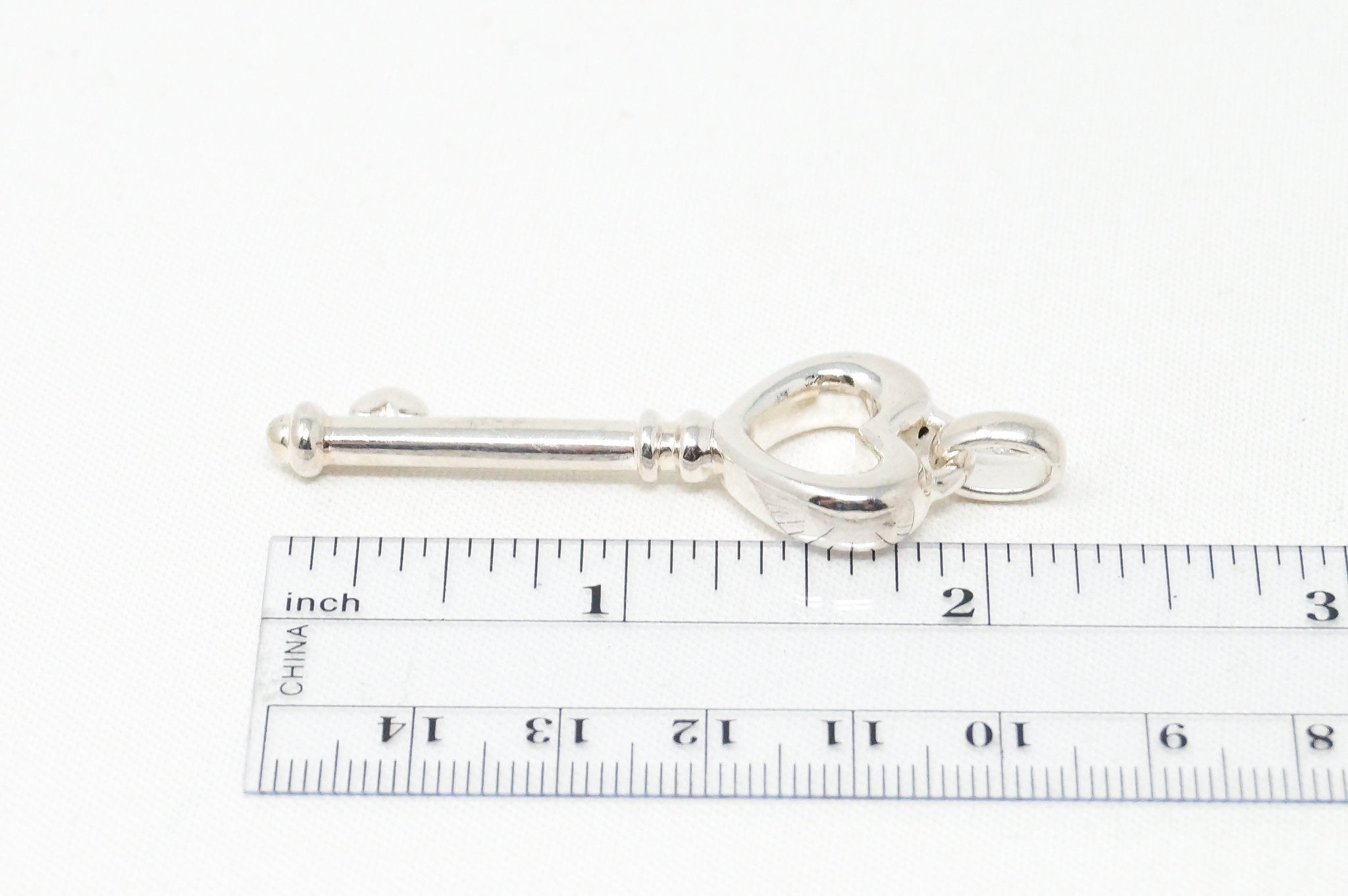 Vintage Designer JCM Key To My Heart Sterling Silver Necklace Pendant | Jewelry > Necklaces > Pendants | Wiccan Center