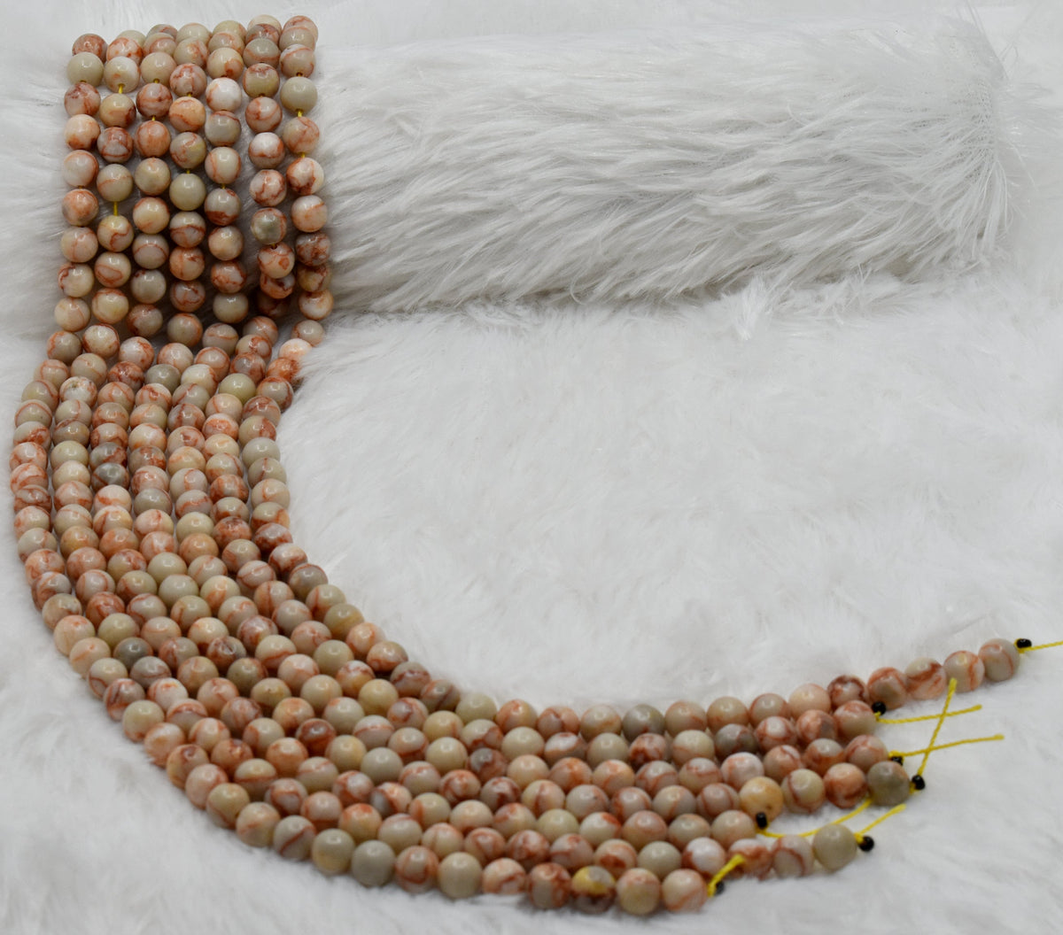 Red Picasso Jasper Beads, Natural Round Crystal Beads 6mm to 10mm | | Wiccan Center